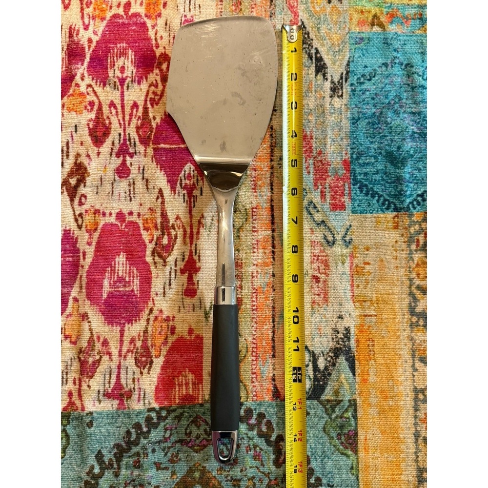 Anolon Spatula Flipper Scraper Turner, Sure-Grip Handle, Heavy‎ Duty, 15 Inches
